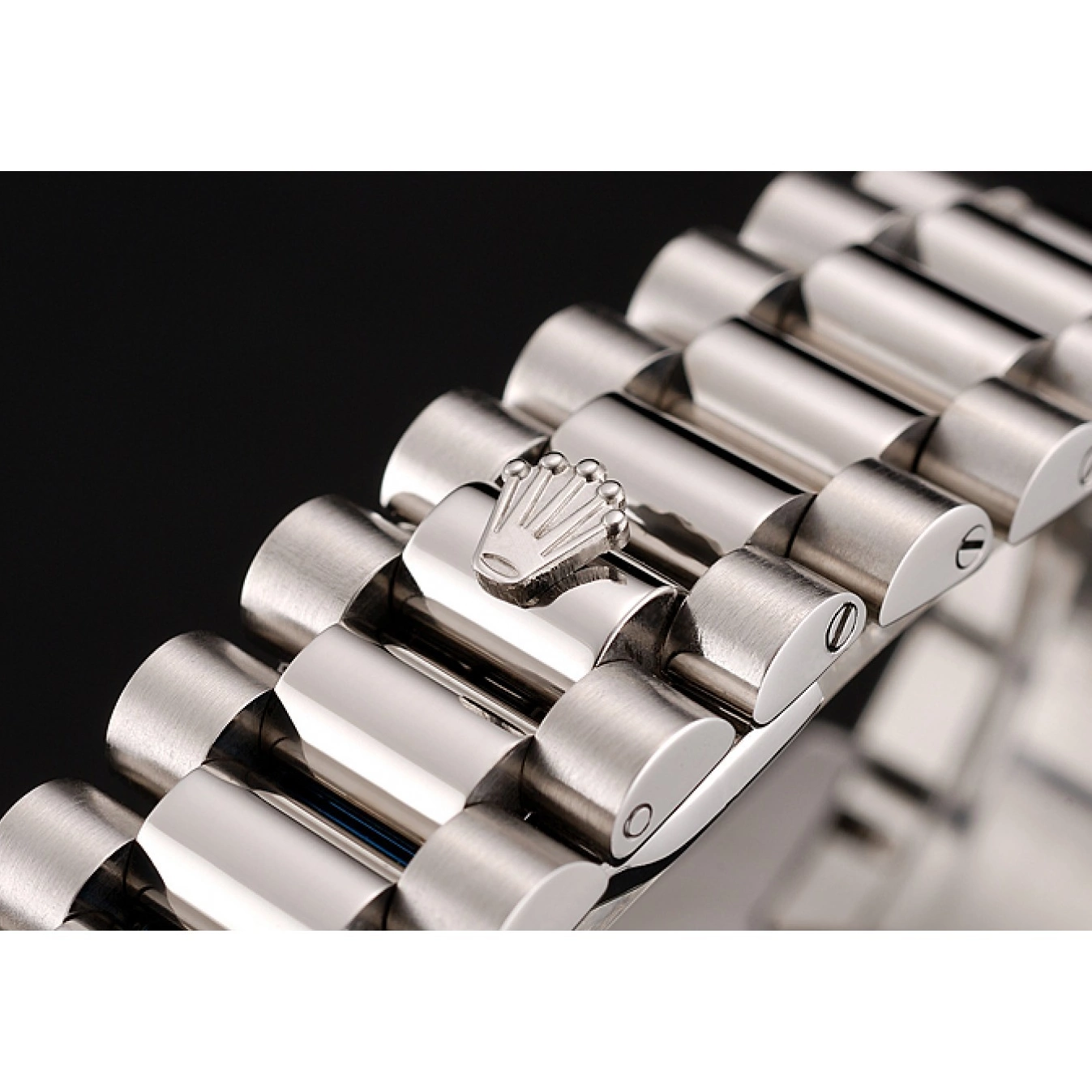 Good copy rolex watches Bracelet Day-Date Rolex Stainless Dial Steel 1453967 Case Swiss White Diamond 0701